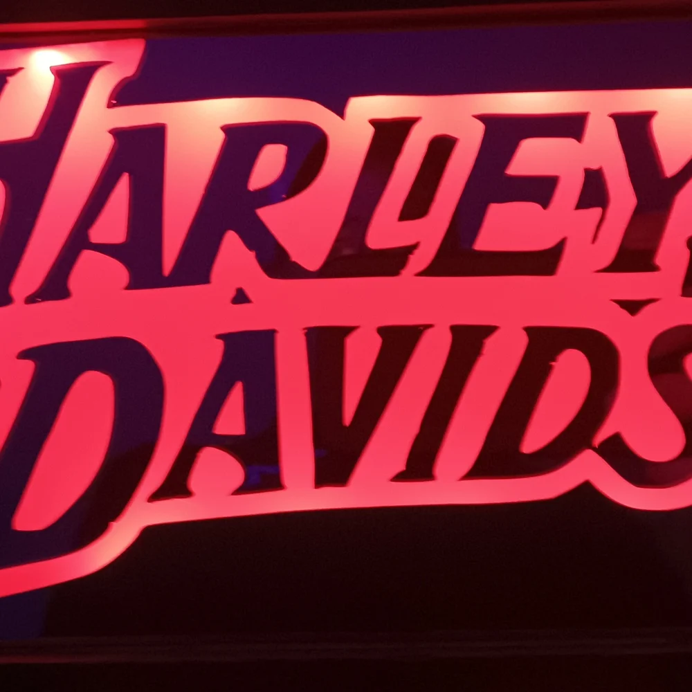 CHarley-Davidson LED Wall Mirror